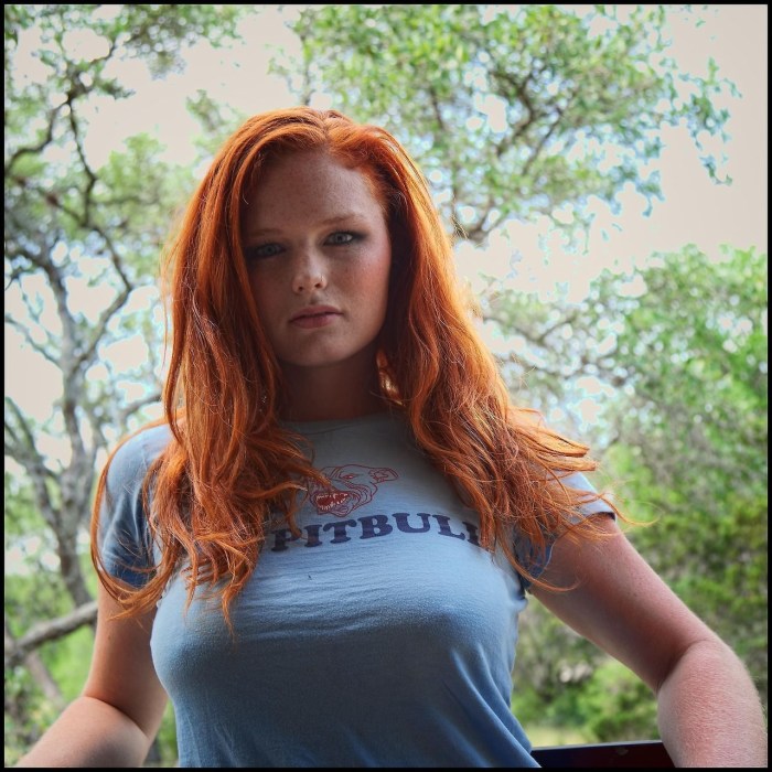 Red Head Bra