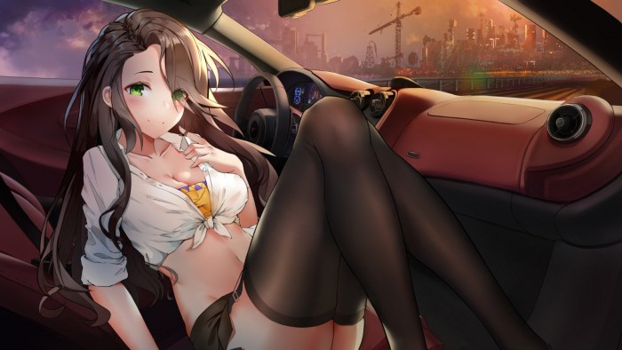 Long -legged anime girls