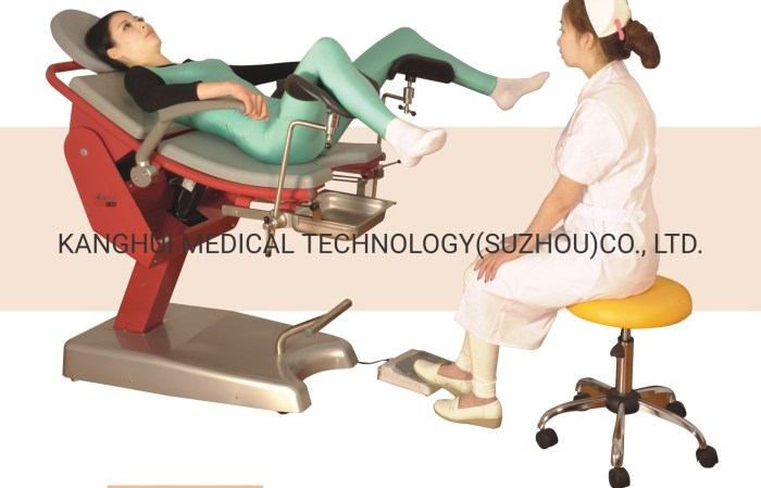 Gynecological chair