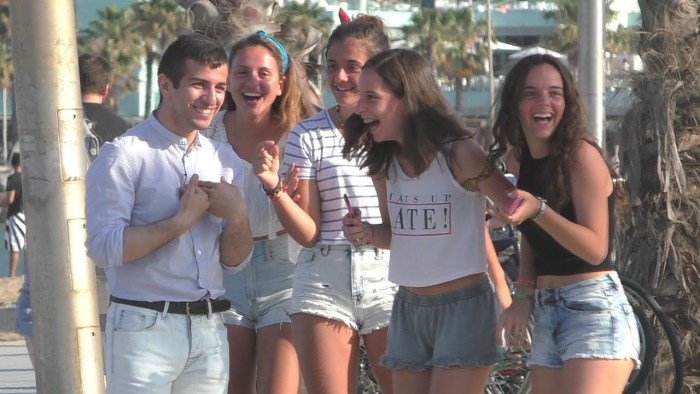 Spanish girls and Russian guys