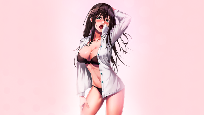 Anime girls in underwear