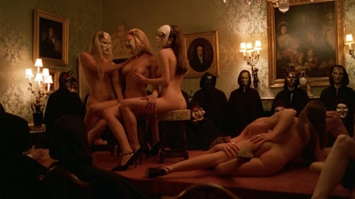 Erotic photo shoot in the castle