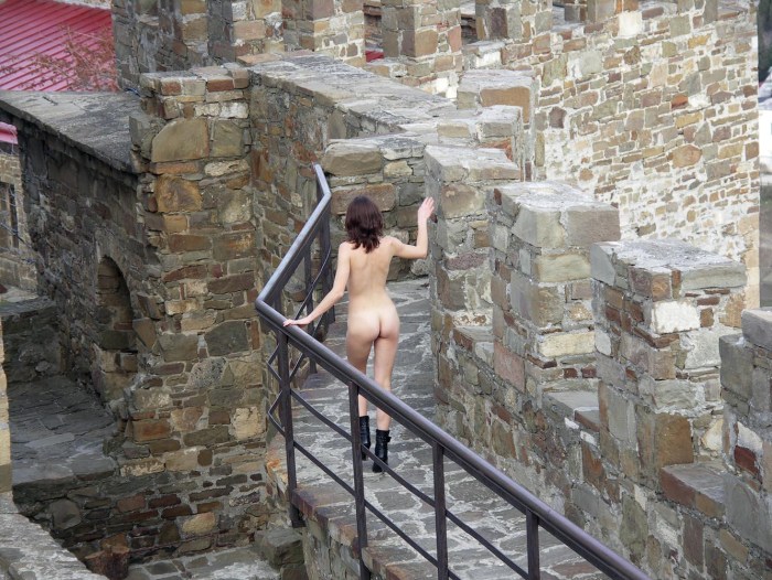 Naked girls are resting