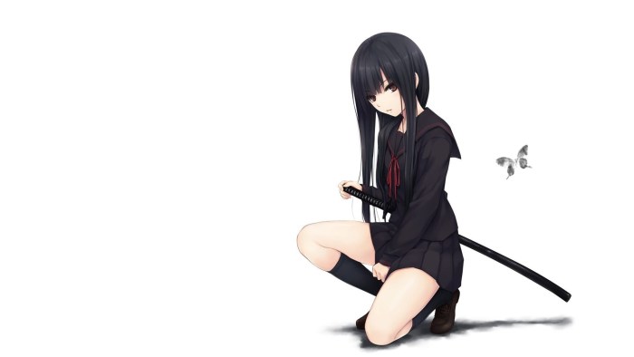 Kuga Tsukas with Katana