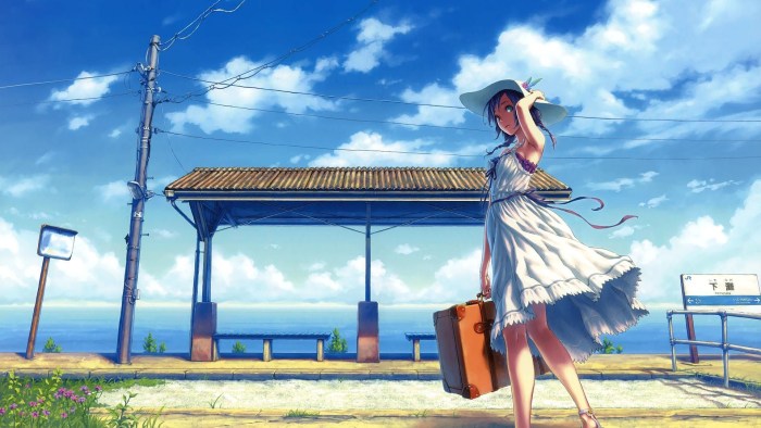 Summer anime wallpaper