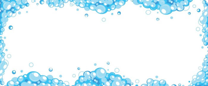 Liquid soap on a transparent background