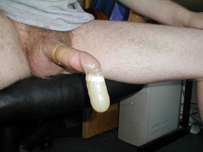 Cum in condom a lot