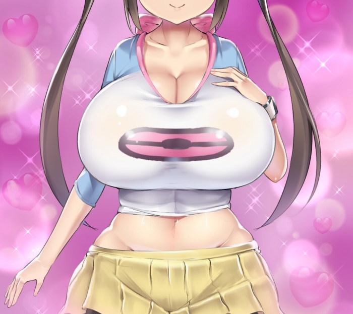 Huge hanging boobs