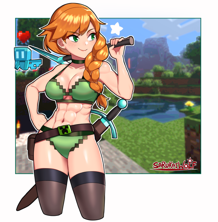 Alex from Minecraft Anime