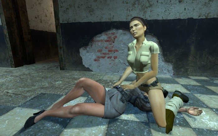 Half Life 2 Alix in a swimsuit