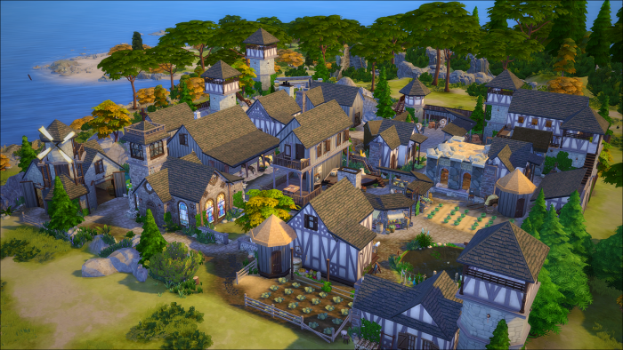 Sims 4 villages