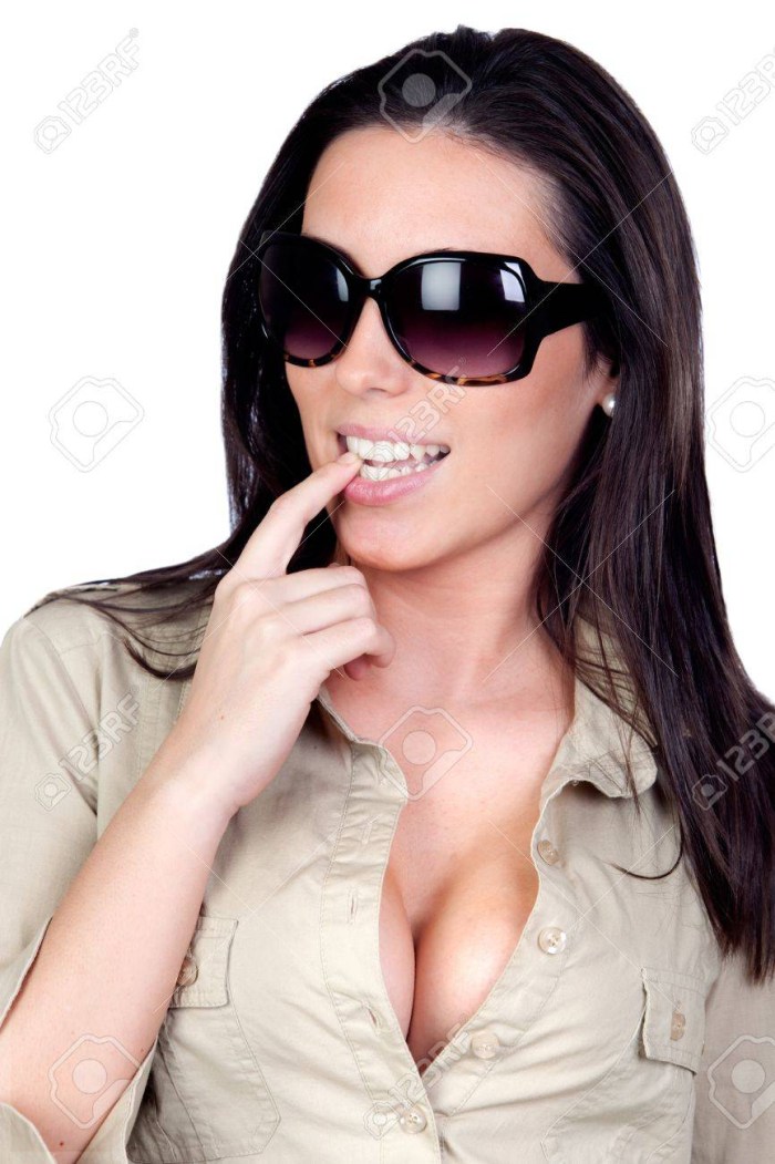 Kim Kardashian without a bra