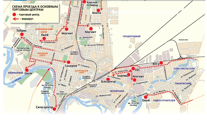 Map of the Krasnodar Territory Contour