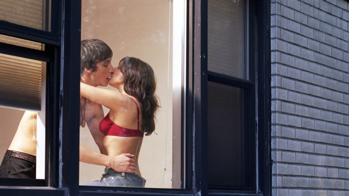 Spied in the windows of houses