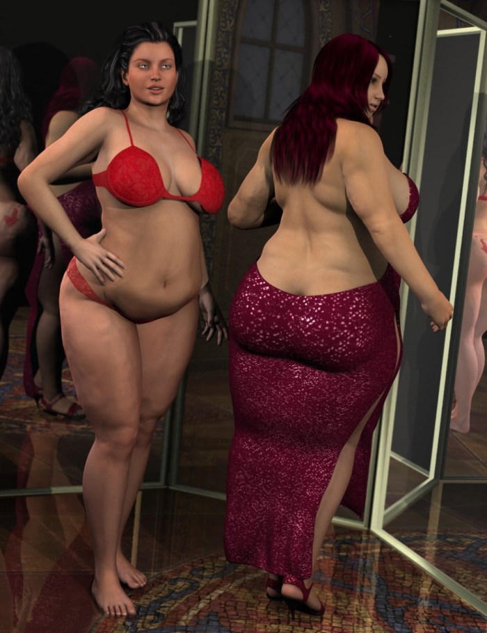 3D fat women