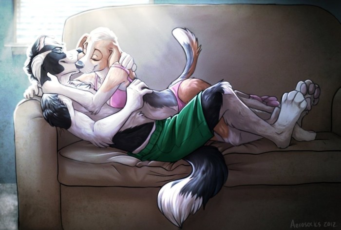 Furri Love in bed