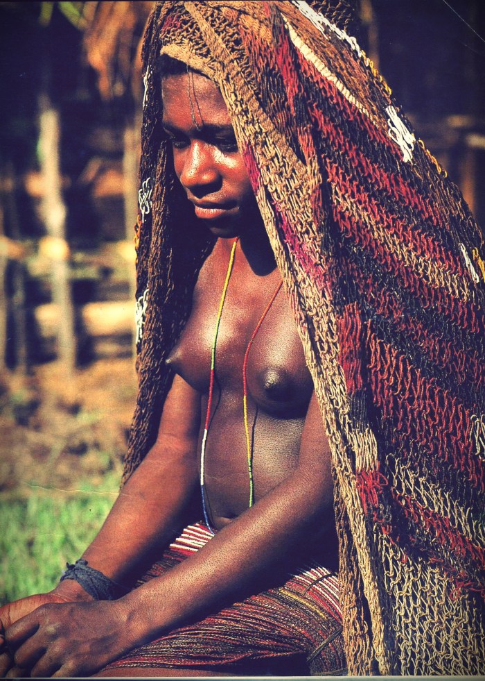 Vagins of the girl of New Guinea