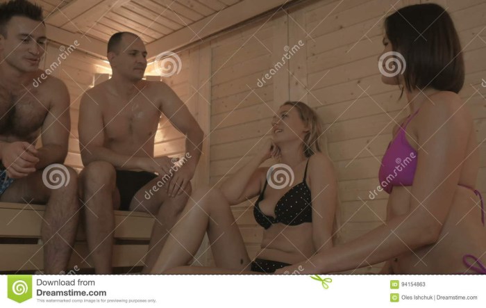 Changed their wives in the sauna