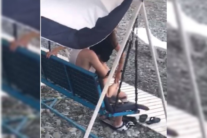 Swing on the Sochi beach