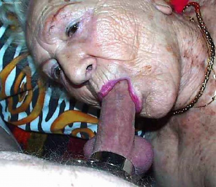 Old women with a big phalos