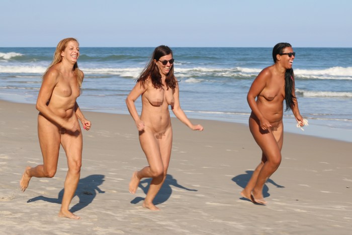 Vagina woman in the sand