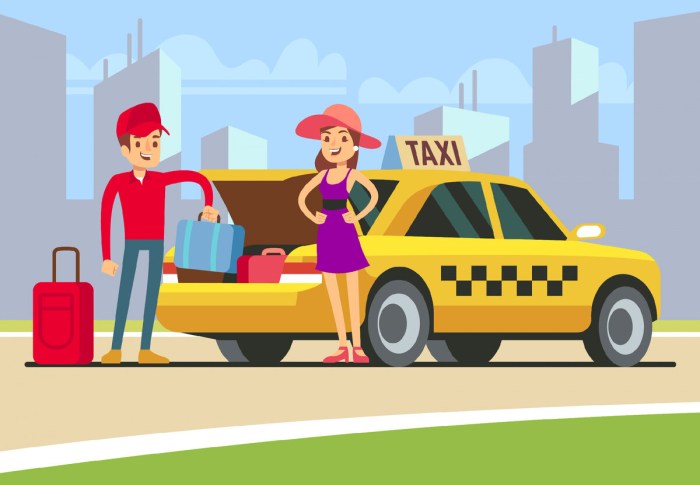 Taxi cartoon