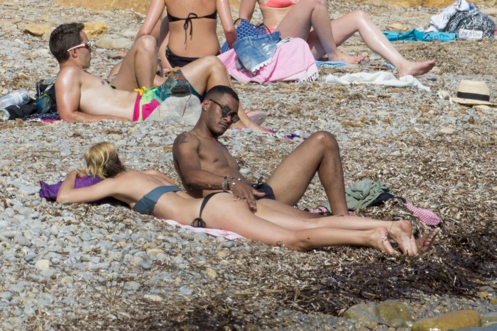 Girlfriends on the beach