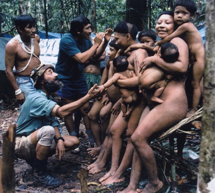 Naked women from the tribe