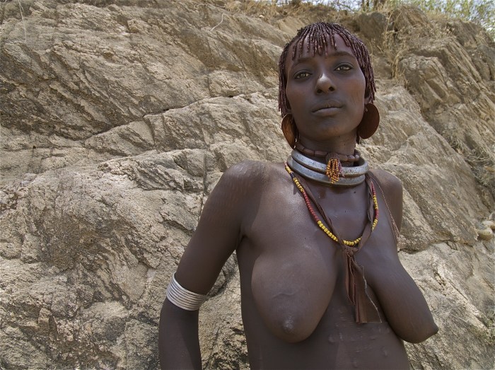Naked African brides