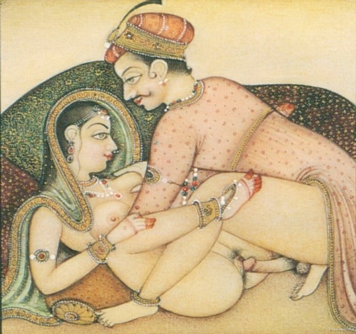 Erotic poses of Kamasutra anal
