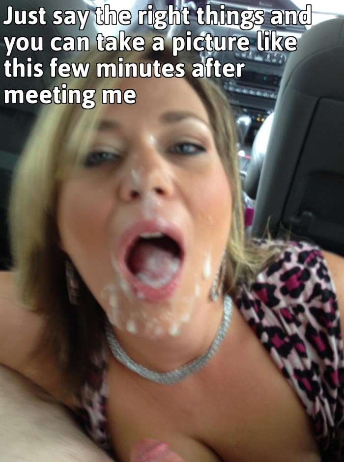 Girls in Cum Face cars