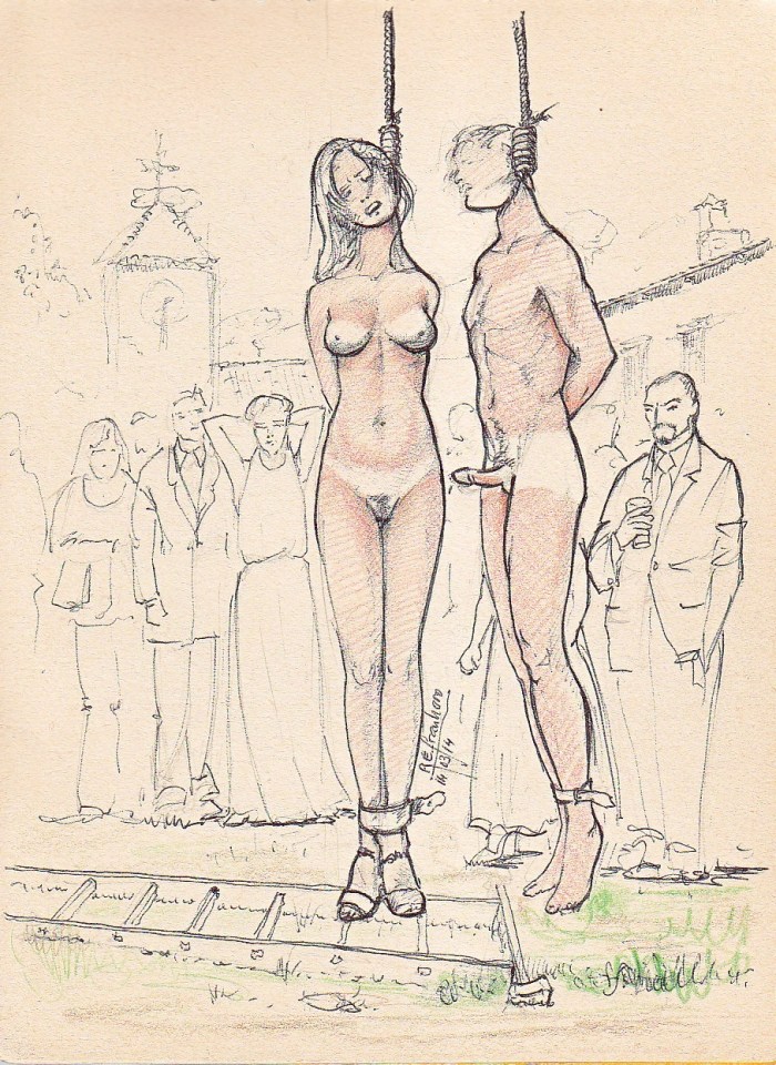 Erotic hanging