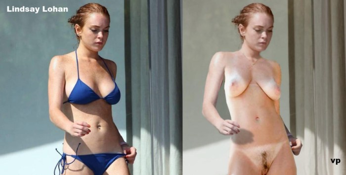 Naked Lindsay Lohan lesbian