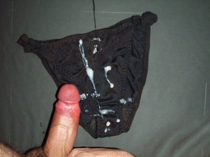 French panties POV cum