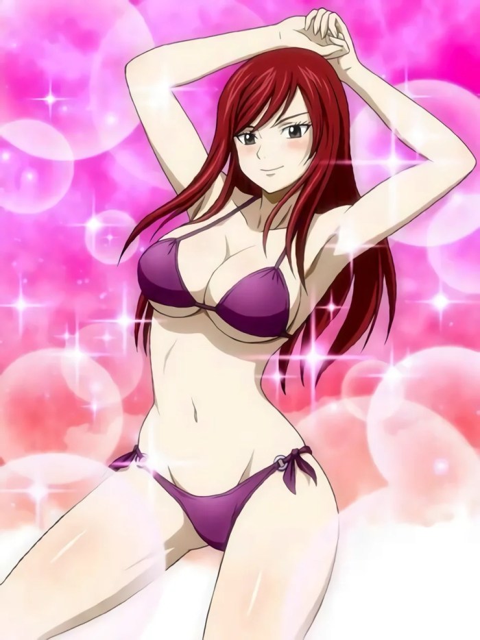 Erza Scarlett in linen