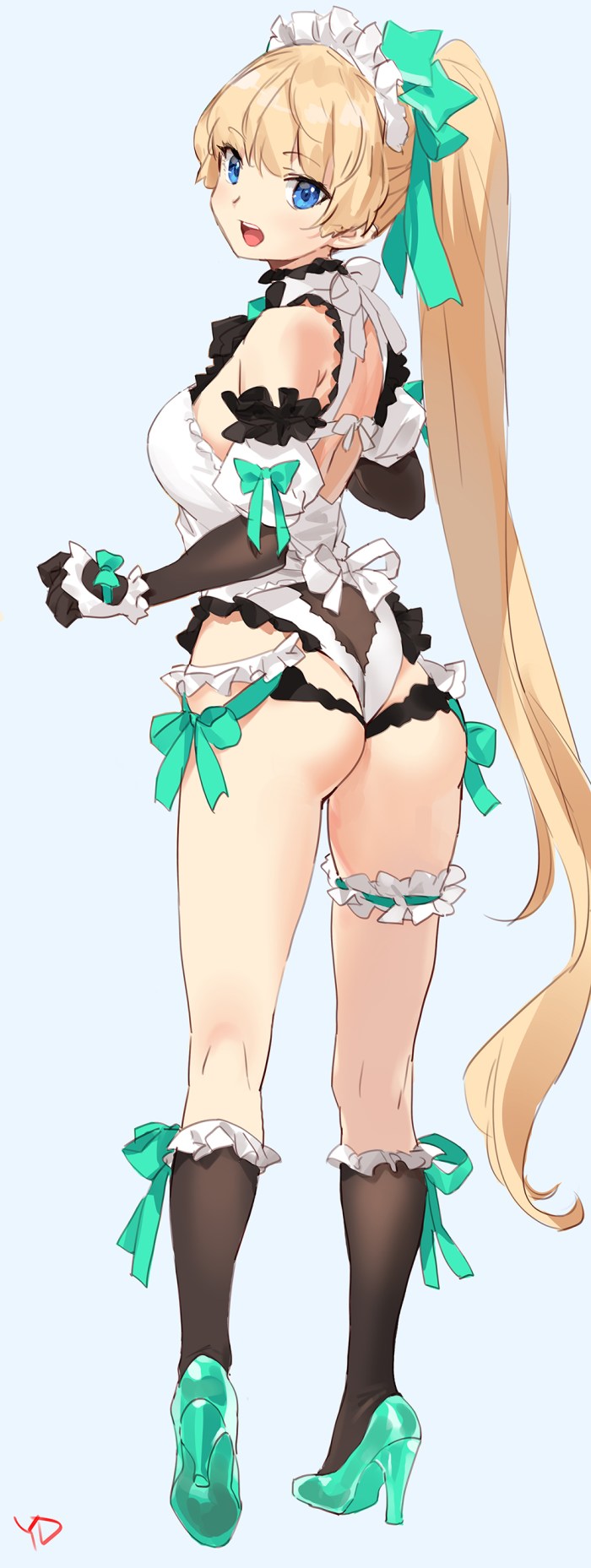 Lady against the butler
