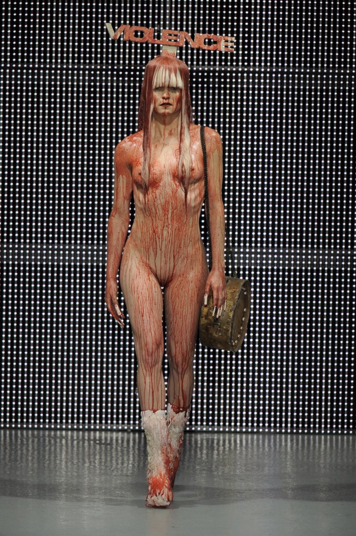 Man and woman without clothes
