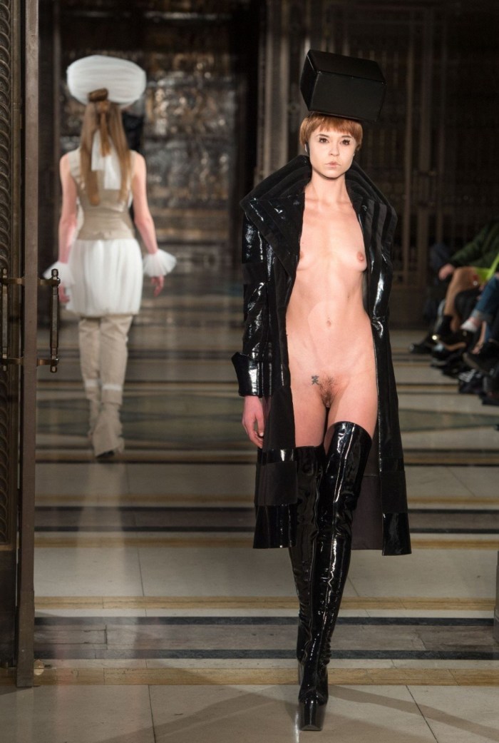 Nudity on fashion shows