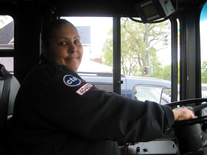 Girl Bus Driver