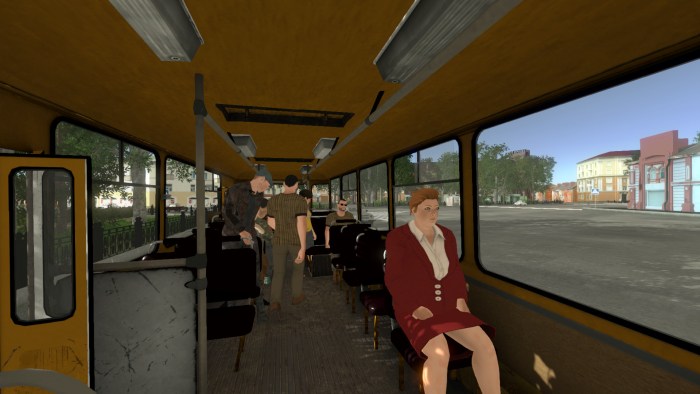 Driving a bus