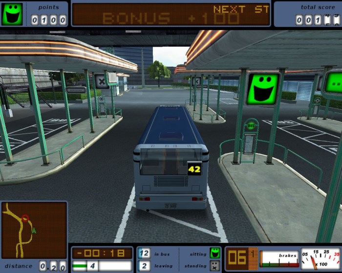 The appearance of the bus driver