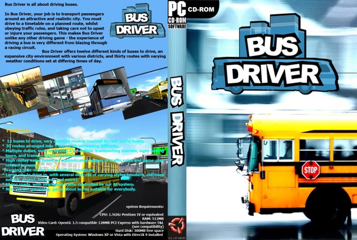 Happy bus driver