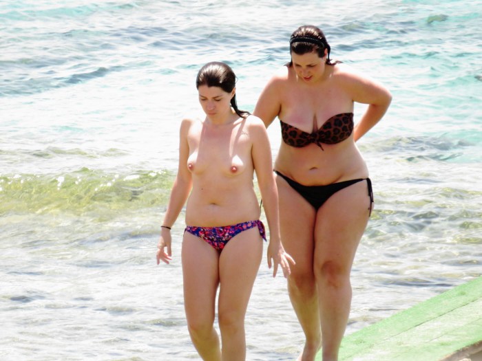 Young bbw on the beach