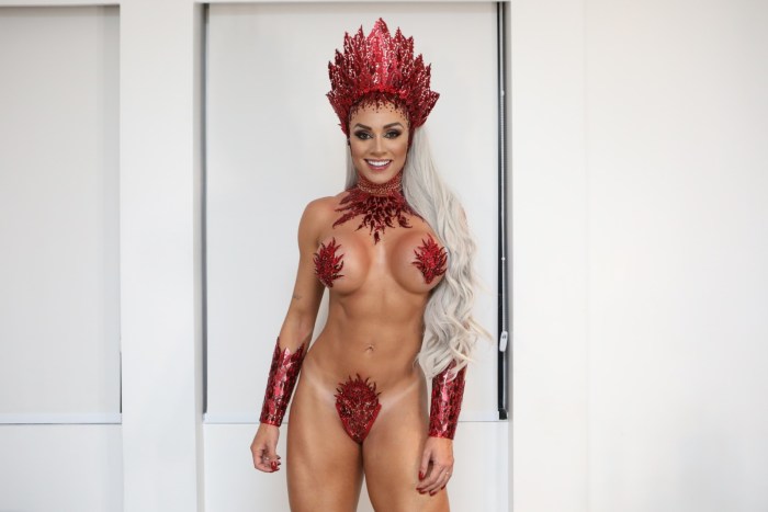 Juliana Salimen on the carnival naked