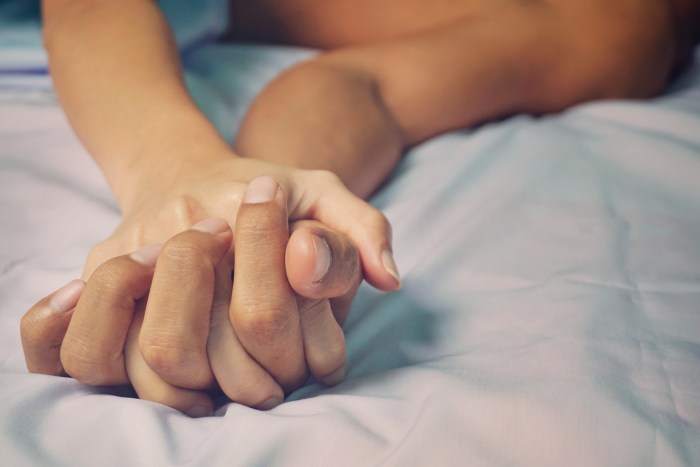 A plexus of hands