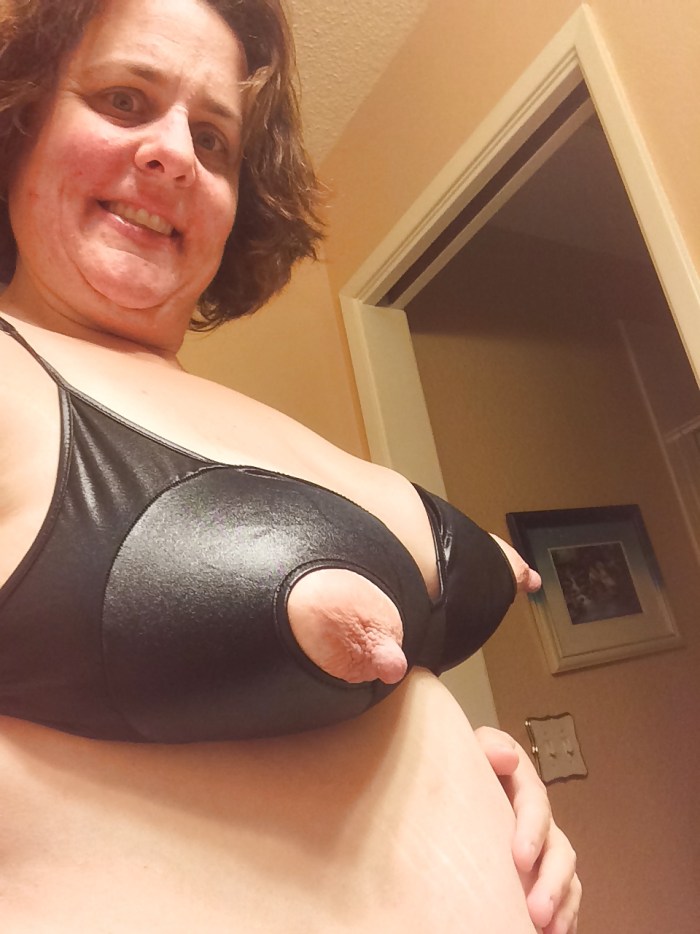 Mature cum on boobs in clothes