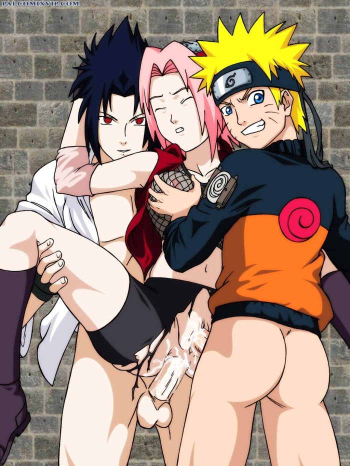 Sasuke Uchiha, Sakura and Sarada Hentai