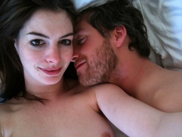 Anne Hathaway chest in the film