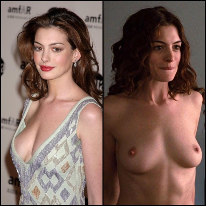Anne Hathaway chest in the film