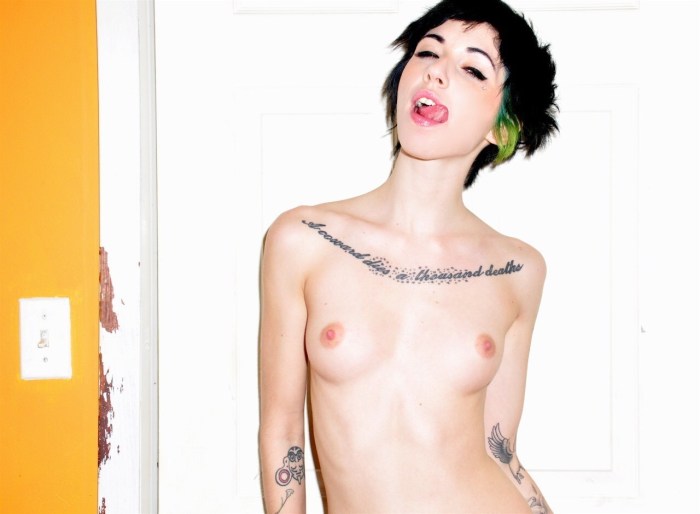 Naked thin mature women